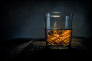 Glass-bourbon